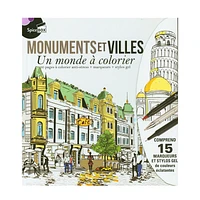 Monuments et villes - Un monde à colorier N.E. - French Ed.