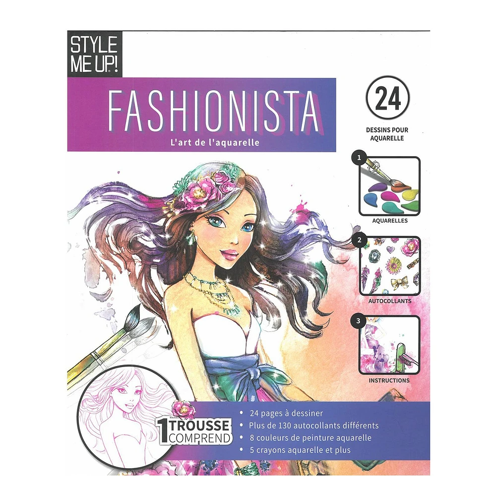 Fashionista - L'art de l'aquarelle