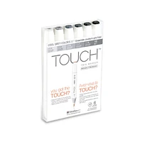 Touch Twin Markers - Cool Grey, 6 Pieces