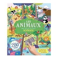 Mon cherche et trouve sonore  Les animaux - French Ed.