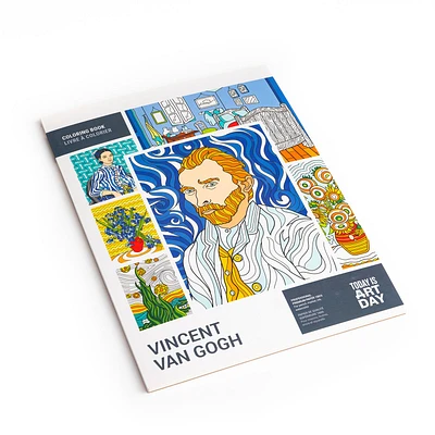 Livre à colorier : Vincent Van Gogh - éd. bilingue