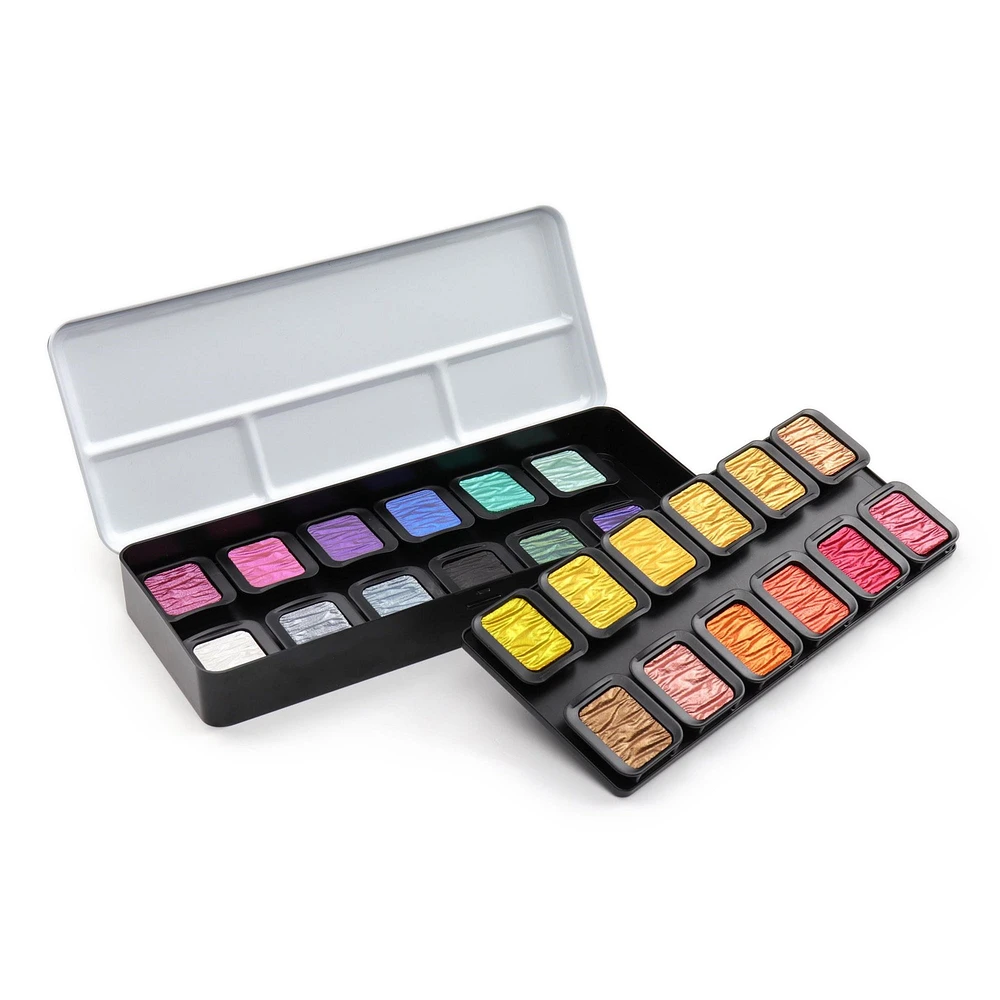 Pearlescent Watercolour Kit - 24 Pans