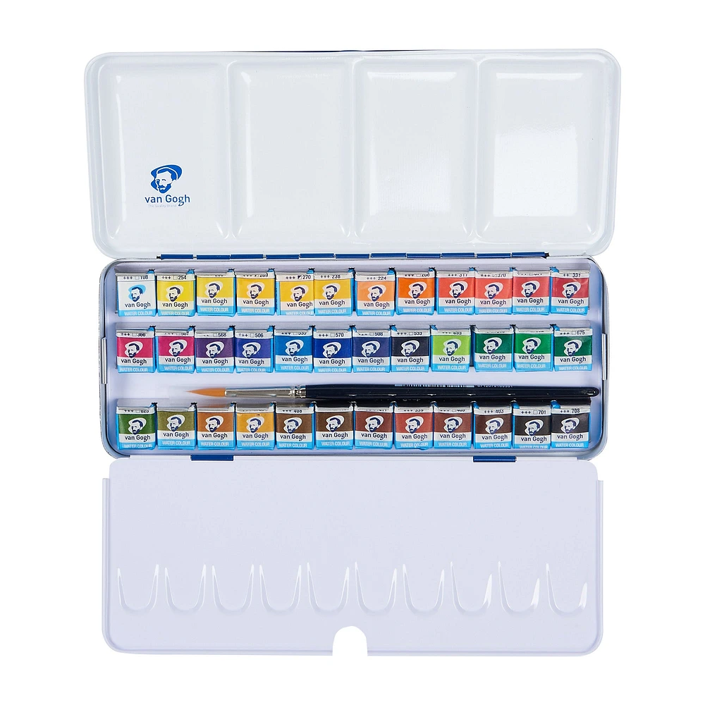 Van Gogh Watercolour Kit - 36 Half Pans