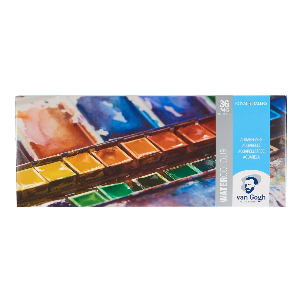 Van Gogh Watercolour Kit - 36 Half Pans