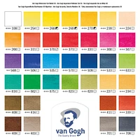 Van Gogh Watercolour Kit - 36 Half Pans