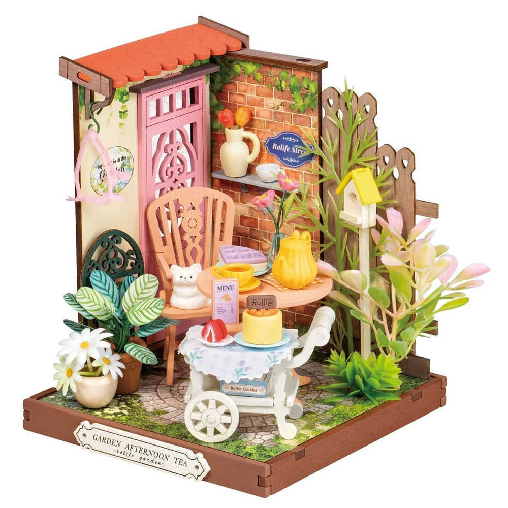 Mini maison DIY - Jardin de thé fantaisie