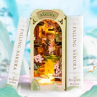 DIY Mini Book Nook - Falling Sakura