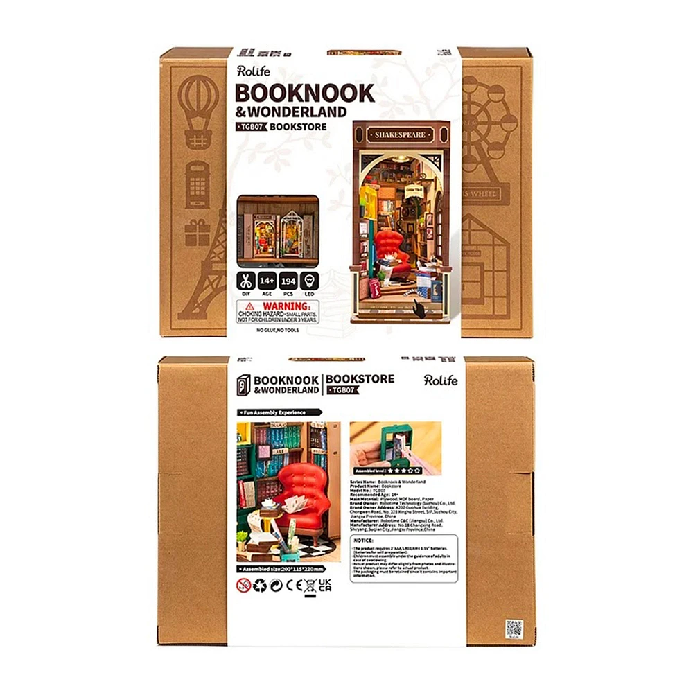 DIY Mini Book Nook - Bookstore