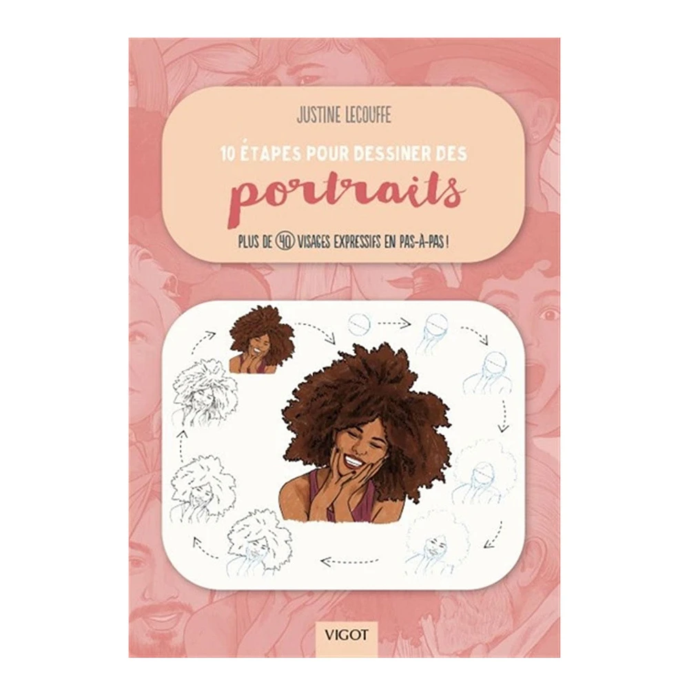 10 étapes pour dessiner des portraits - French Ed.