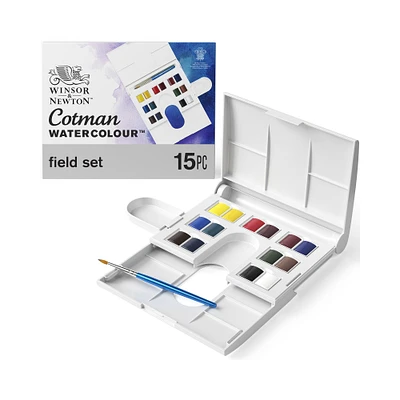 Cotman Watercolour Kit - 14 Half Pans