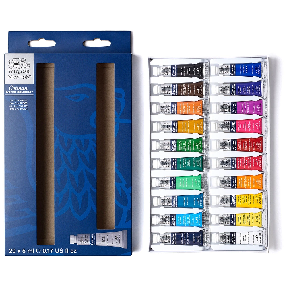 Cotman Watercolour Kit - 20 Pieces