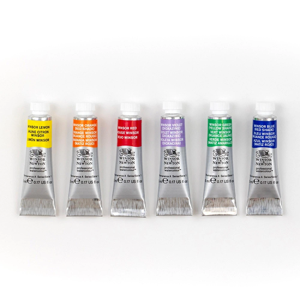 Professional Watercolour Kit - Winsor, 6 Pieces