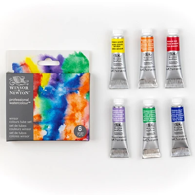 Professional Watercolour Kit - Winsor, 6 Pieces