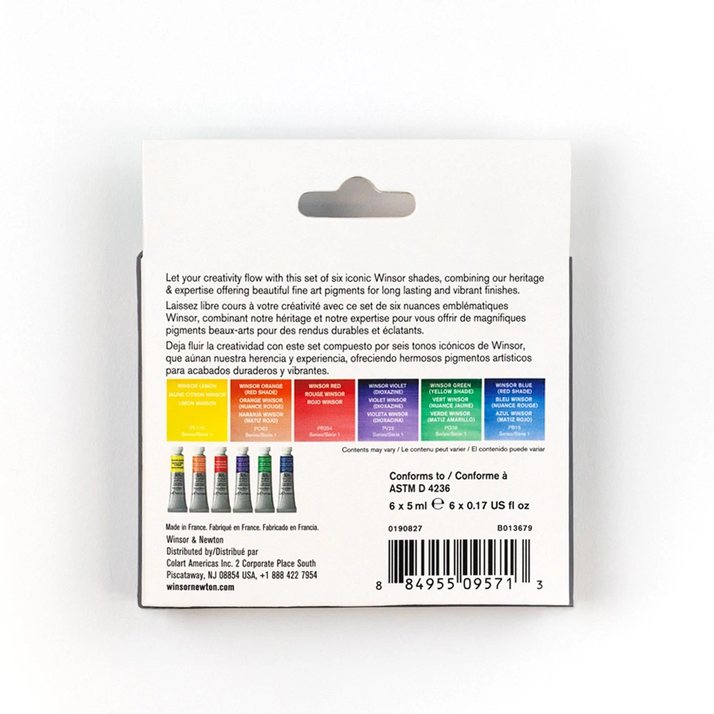 Professional Watercolour Kit - Winsor, 6 Pieces