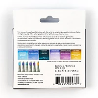 Professional Watercolour Kit - Granulating, 6 Pieces