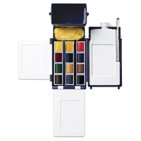 Professional Watercolour Kit - 12 Half Pans