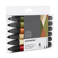 6-Piece Double-Tip Promarker Marker Set