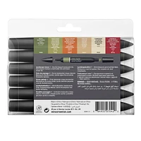 6-Piece Double-Tip Promarker Marker Set