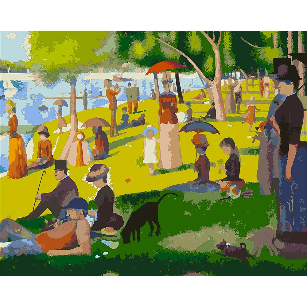 Paint by Numbers - A Sunday Afternoon on the Island of La Grande Jatte