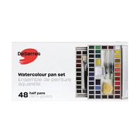 Watercolour Kit - 48 Half Pans