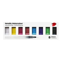 Metallic Watercolour Kit - 8 Half Pans