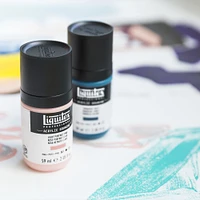 Acrylic Gouache : Low Viscosity, 59 ml - Blue Permanent Light