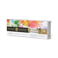 Professional Watercolour Kit - 24 Half Pans