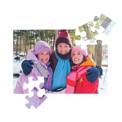 "Les 3 Passe sous la neige" Passe-Partout Puzzle - 24 Pieces