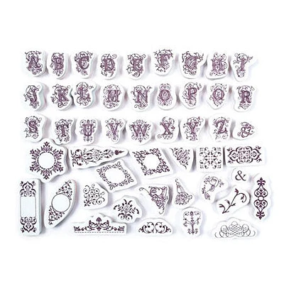 Set of Alphabet Stamps – Arabesque