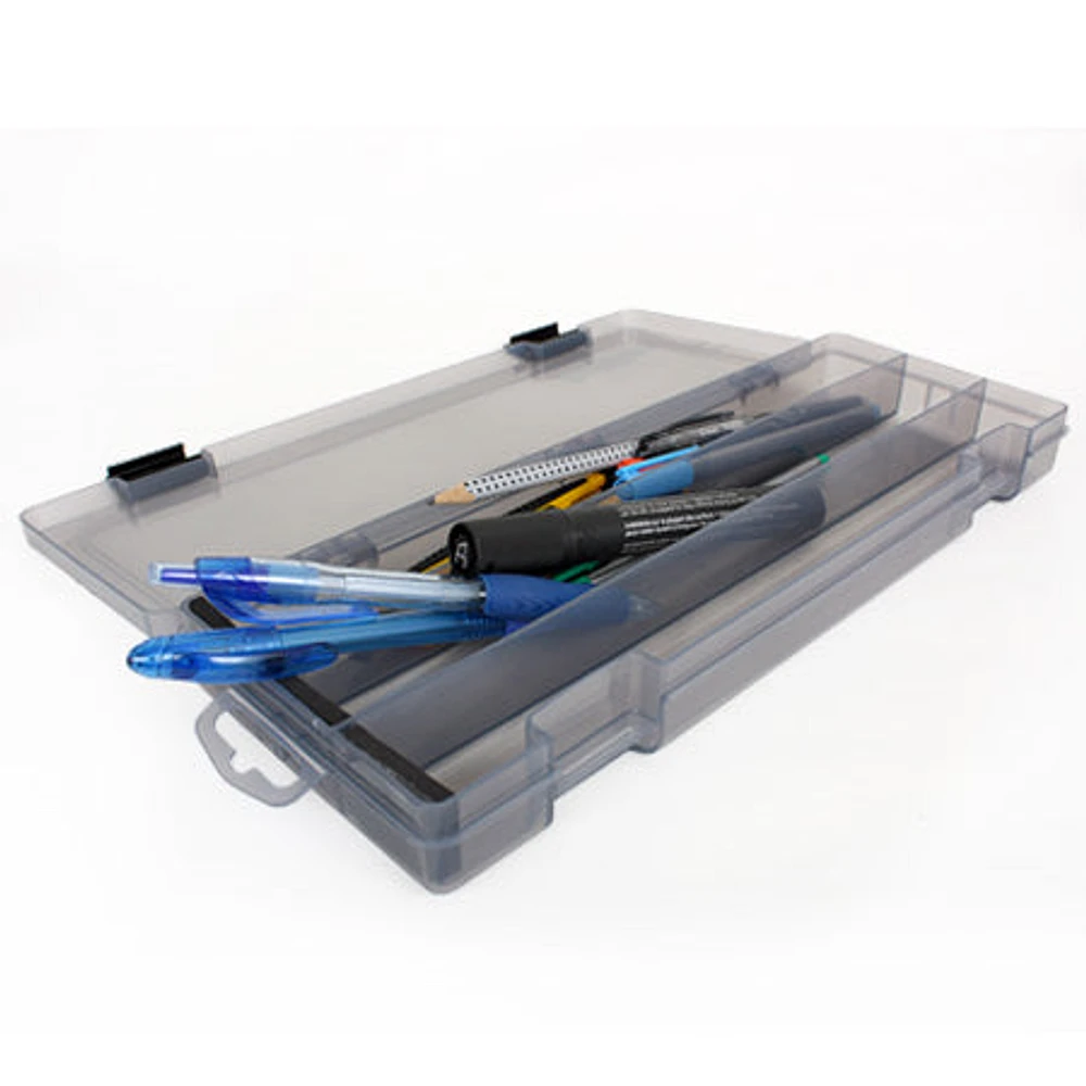 Translucent charcoal pencil box