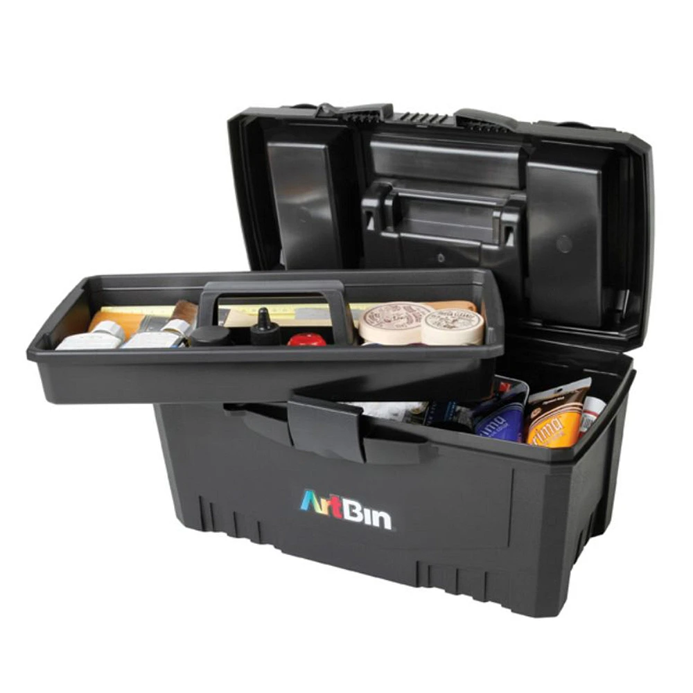 Twin Top Supply Box - Black