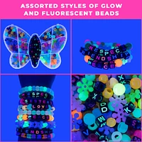 400-Pack Glow-in-the-Dark Beads - Neon