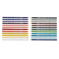 Ens. 24 crayons de couleur Scholar