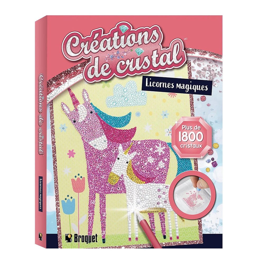 Création de cristal: licorne magique - French Ed.