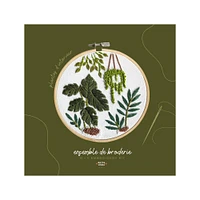 Kit broderie DIY - plantes d'intérieur