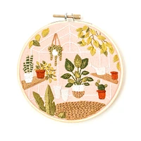 DIY Embroidery Kit - Greenhouse