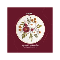 Kit broderie DIY - bouquet floral