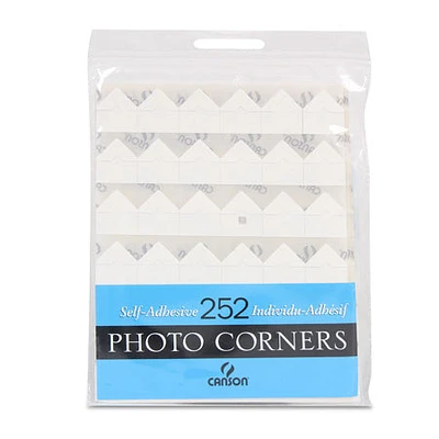 Archival photo corners - white