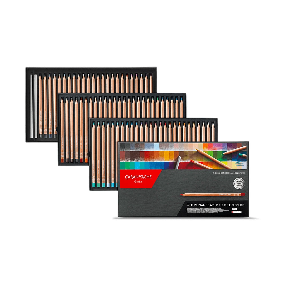 Luminance 6901 Coloured Pencil 76-Piece Set