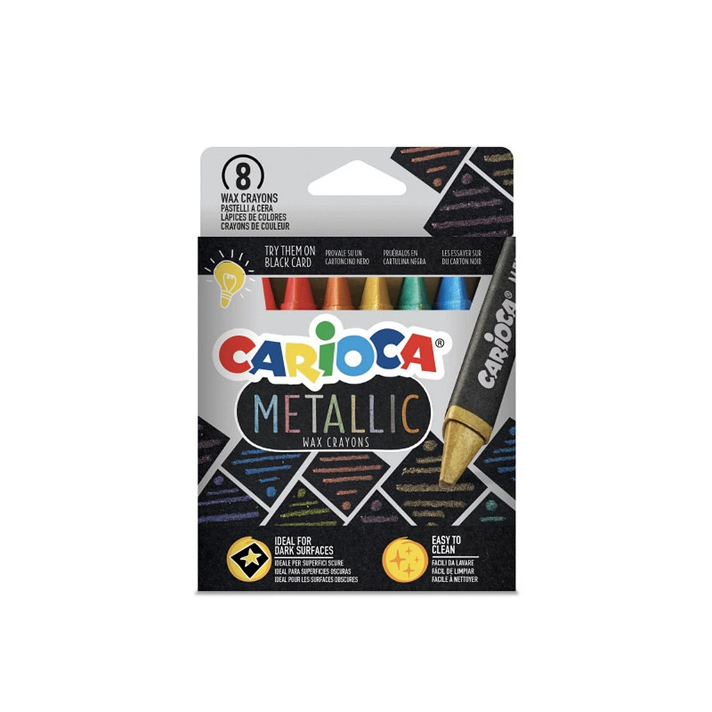 Ens. 8 crayons de cire