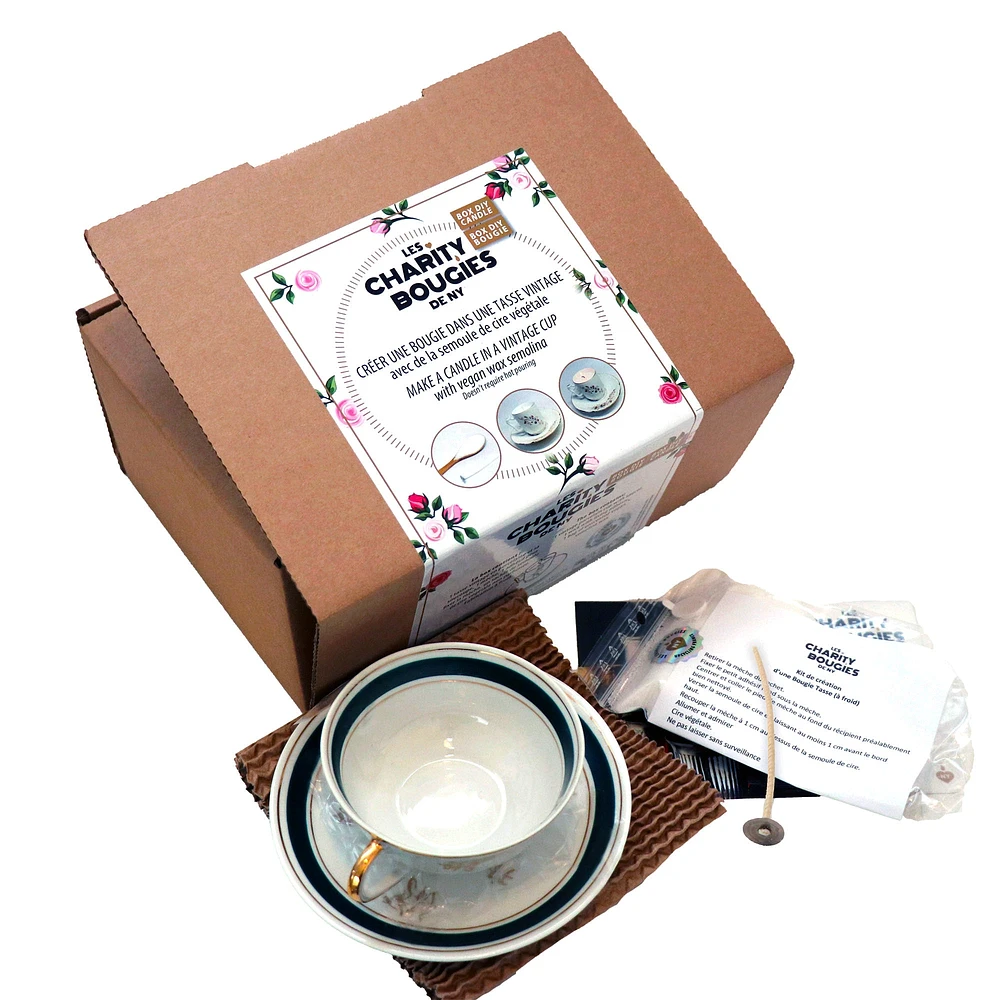 DIY Candle Kit w/ Porcelain Cup