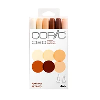 6-Piece Copic Ciao Marker Set - Portrait