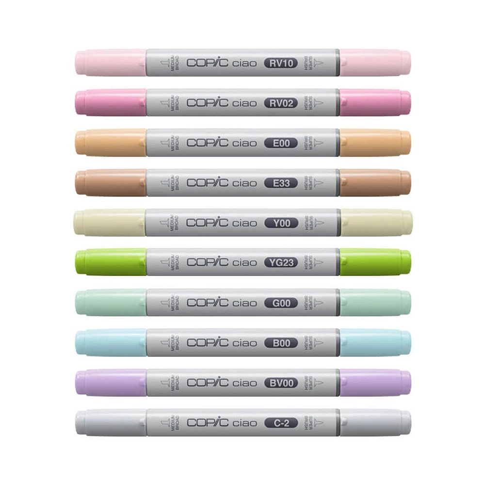 Copic Ciao Markers - 12-Piece Starter Set