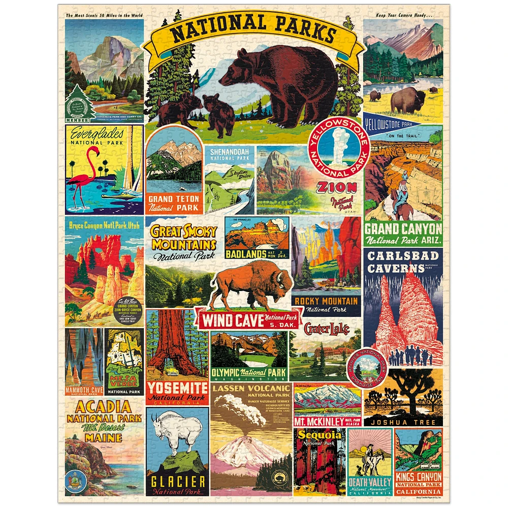 1,000-Piece Puzzle - "National Parks"