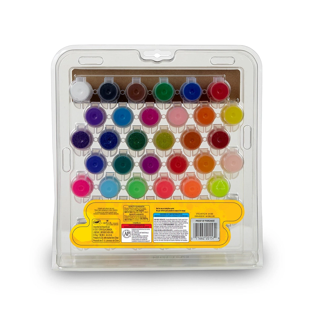 Colour Washable Kids' Paint Set