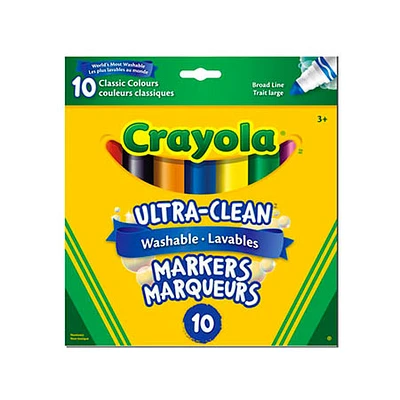 Marqueurs ultra-lavable Crayola (10)