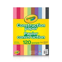 Bloc de papier construction - 120 feuilles