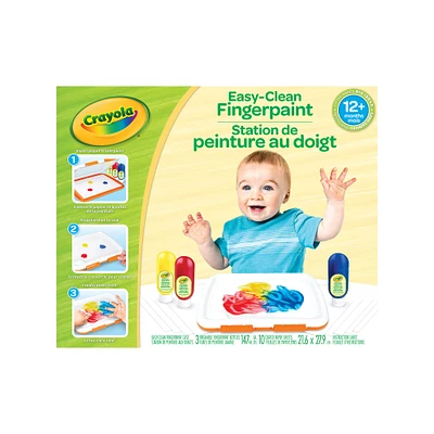 Easy-Clean Fingerpaint Set