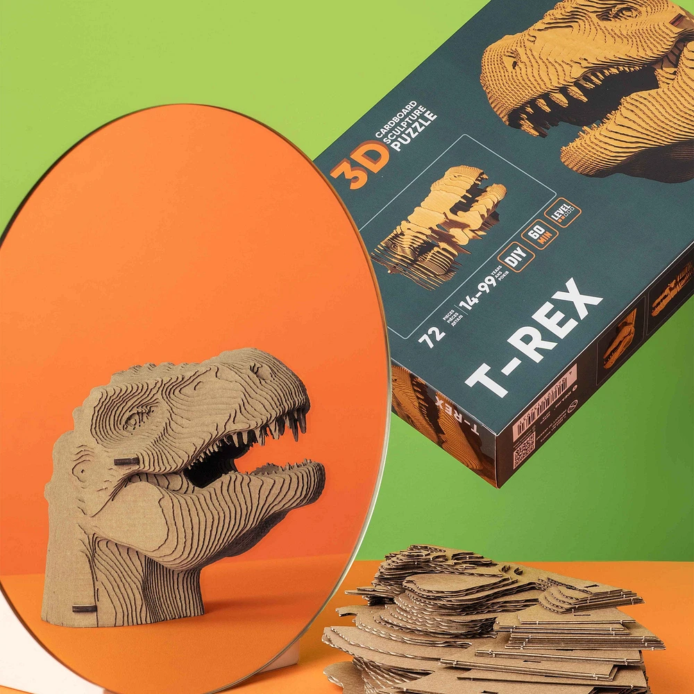 3D Carboard Puzzle - T-Rex