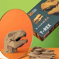 3D Carboard Puzzle - T-Rex